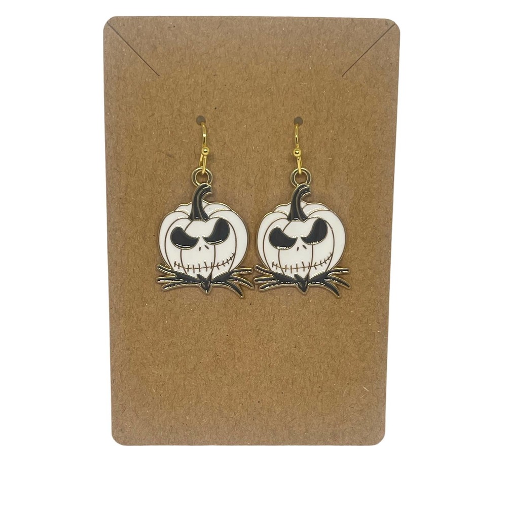 Pumpkin Earrings - Nightmare Before Christmas - Hypoallergenic
